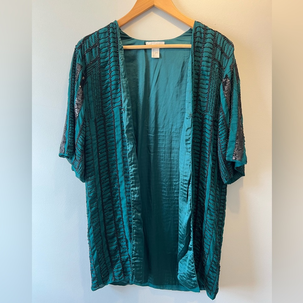 H&M beaded kimono